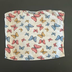 Butterfly Tube Top